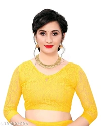 Saree  - Yellow, FREE DELIVERY
