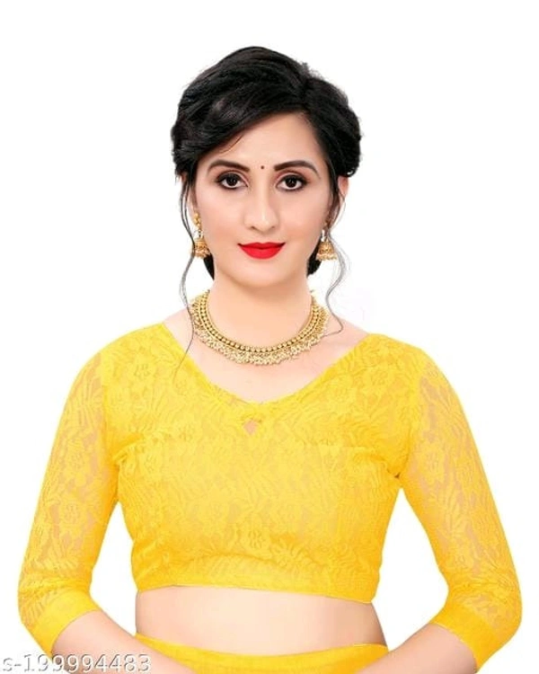 Saree  - Yellow, FREE DELIVERY