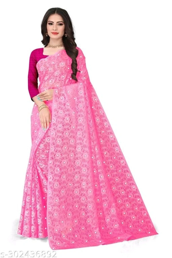 Brasso Net Jequared Flower Moti - FREE DELIVERY