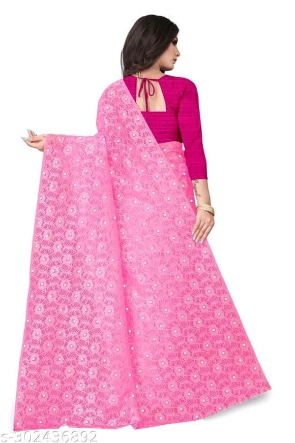 Brasso Net Jequared Flower Moti - FREE DELIVERY