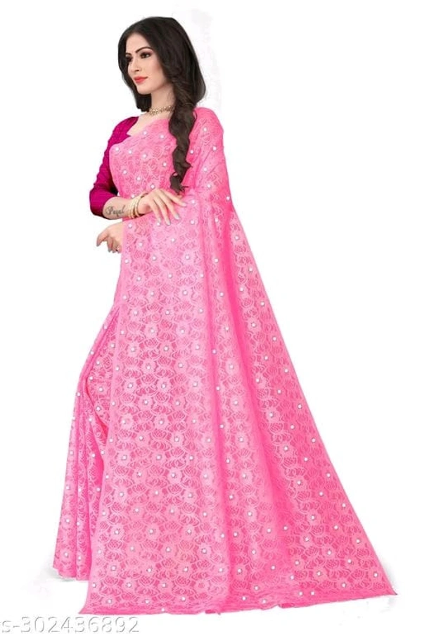 Brasso Net Jequared Flower Moti - FREE DELIVERY