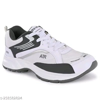 Stylish Comfortable Reglular Wear Sports Shoes For Men - IND-10, White, FREE DELIVERY