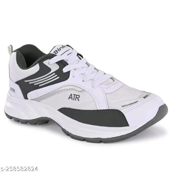 Stylish Comfortable Reglular Wear Sports Shoes For Men - IND-10, White, FREE DELIVERY