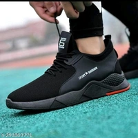  Men Black Sports Shoes - IND-7, FREE DELIVERY