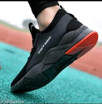  Men Black Sports Shoes - IND-7, FREE DELIVERY