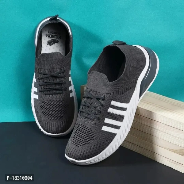 Classic Solid Sports Shoes For Women - UK8, Grey, FREE DELIVERY