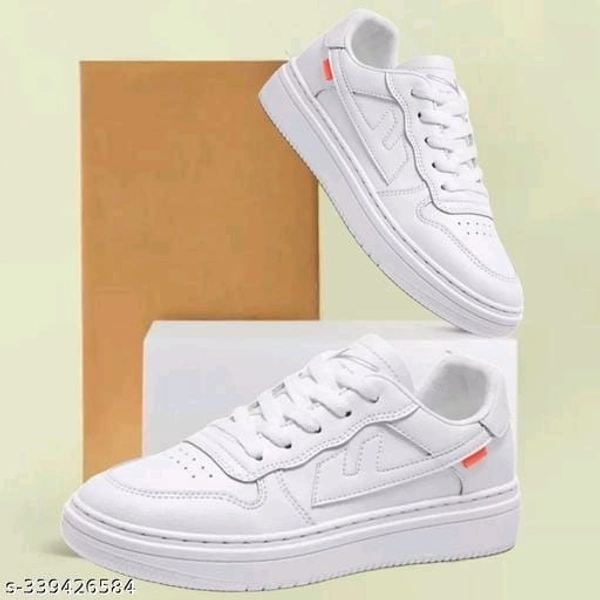 Trending Sneakers For Men - IND-6, White, FREE DELIVERY
