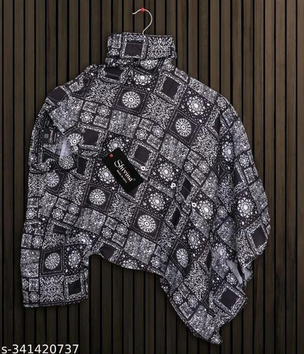 Men Regular Spread Collar Shirt - XXL, FREE DELIVERY
