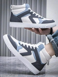 Casual Shoes For Men White Sky Green Shoes - IND-10, FREE DELIVERY