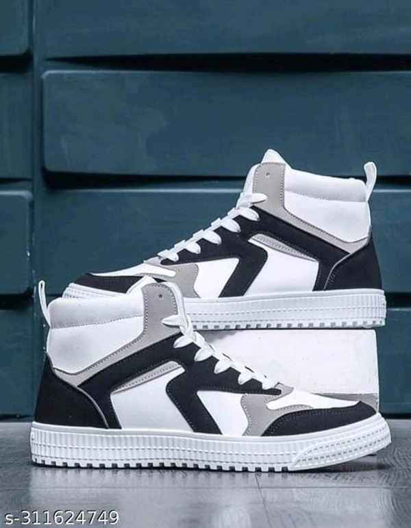 Casual Shoes For Men White Grey Black Shoes  - IND-7, FREE DELIVERY