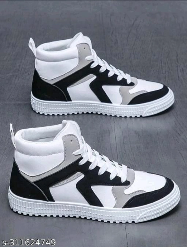 Casual Shoes For Men White Grey Black Shoes  - IND-7, FREE DELIVERY