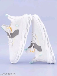 White Woven Design Sneakers For Men - IND-7, FREE DELIVERY