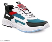White Colorblocked Traning  Shoes For Men - IND-10, FREE DELIVERY
