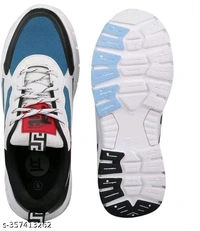 White Colorblocked Traning  Shoes For Men - IND-10, FREE DELIVERY