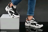 Black Colorblocked Boat Shoes For Men - IND-7, FREE DELIVERY