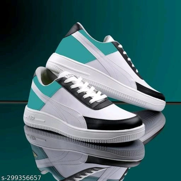 Trendy White Sneakers For Men Casual Shoes Running Shoes - IND-6, FREE DELIVERY
