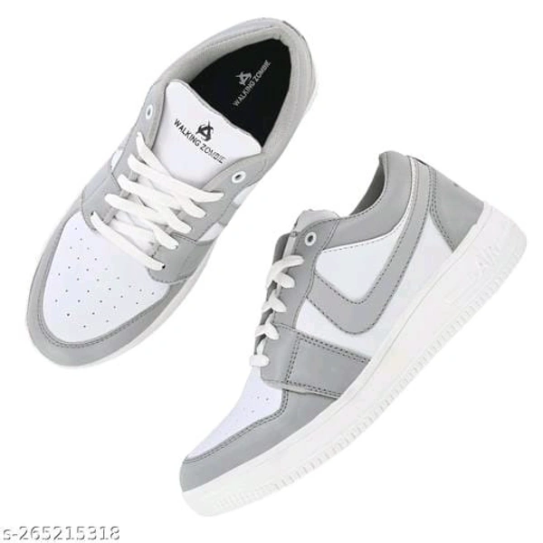 Brand-Flex Force Trendy Solid White Men's Sneakers  - IND-8, FREE DELIVERY