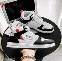 Casuak Sneakers Whie Hight Top Outdoor Shoes For Men - IND-9, FREE DELIVERY