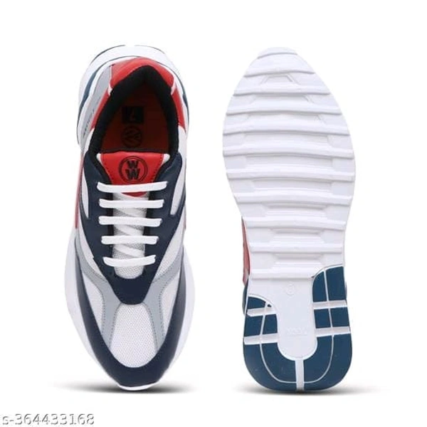 White Multiplecoloured Traning & Gym Shoes - IND-7, FREE DELIVERY