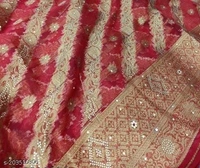 Stone Work Saree - FREE DELIVERY