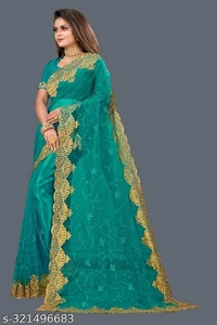 Beautiful Saree For Women With Blouse - FREE DELIVERY