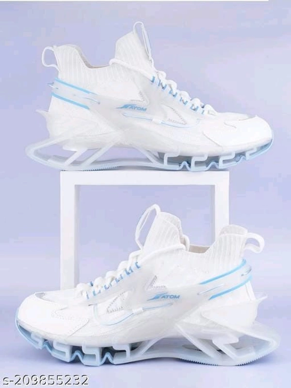Men White Sneakers  - IND-6, FREE DELIVERY