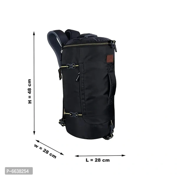 Leather World Water-Resistant Polyester Convertible Duffel Bag.... - FREE DELIVERY