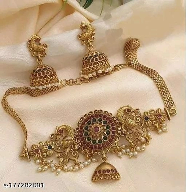 Necklace / Jewellery set - Golden, FREE DELIVERY