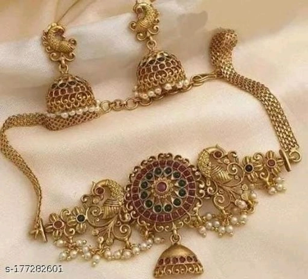 Necklace / Jewellery set - Golden, FREE DELIVERY
