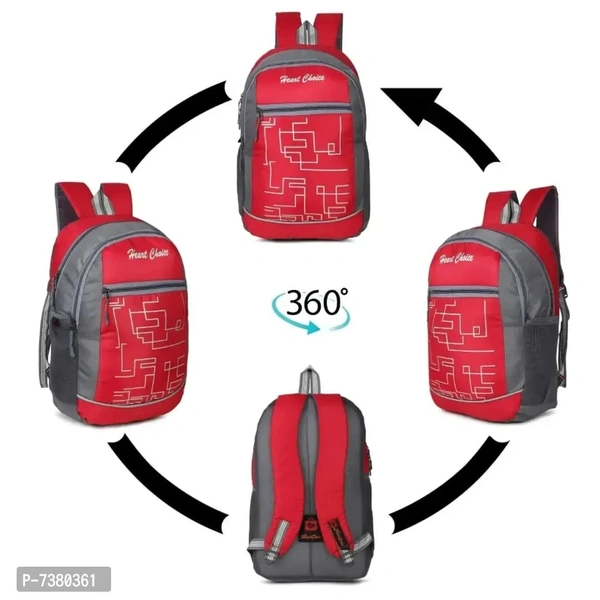 Awesome College School Travel Office Bag - Red, FREE DELIVERY