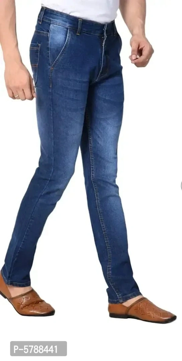 Men's Regular Fit Denim Jeans - 34, FREE DELIVERY
