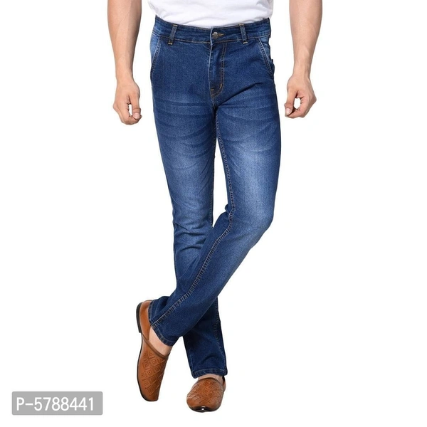 Men's Regular Fit Denim Jeans - 34, FREE DELIVERY