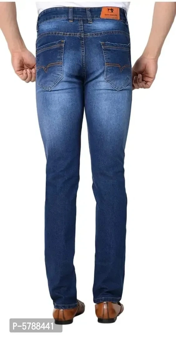 Men's Regular Fit Denim Jeans - 34, FREE DELIVERY