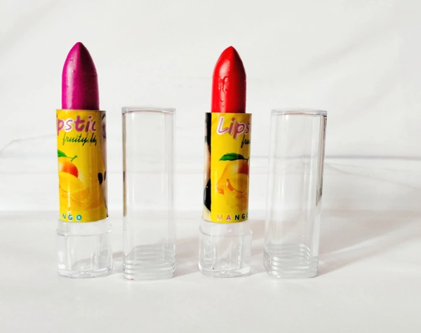 HR COSMETIC FRUIT LIPSTICK COMBO SET PACK OF 4 (BROWN, RED, MAROON, PINK) - LIPSTICK, BROWN RED MAROON PINK