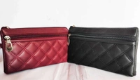 HR COSMETIC Women Ethnic Red, Black Artificial Leather Wallet  (3 Card Slots, Pack of 2) - Woman Pocket Wallet, MAROON BLACK
