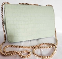 HR COSMETIC Woman Hand And Shoulder Bag (GREEN) - Bags, GREEN