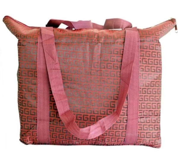 HR COSMETIC WOMAN HAND BAGS SHOULDER BAG FRENT TWO POCKET AND ONE ZIPE SIMPLE STYLE LOKKING - Shopping Bags, MAROON