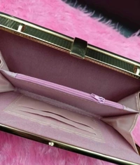 HR COSMETIC Woman Hand Bags (Hand Bags, Shoulder Bags, Side Bags) - Party Ware, GOLDEN