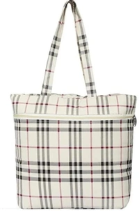 HR COSMETIC WOMAN WHITE HAND BAGS SHOULDER AND HAND BAGS PACK OF 1 - Shopping Bags, WHITE