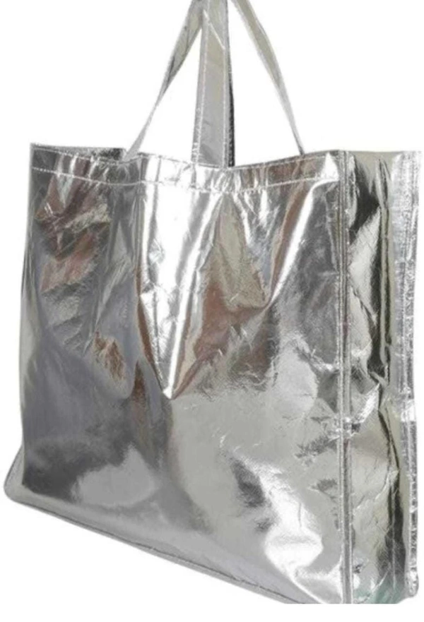 HR COSMETIC Woman Shopping Bag (White One Pocket Set) Pack Of 1 - Shopping Bags, WHITE