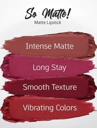 Colors Queen Color Addict Non Transfer Matte Lipstick (MAGENTA) - Free Size, Magenta