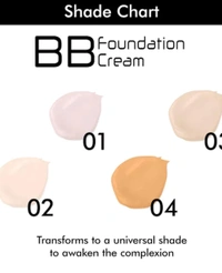 Colors Queen Women BB Cream Foundation Oil Free With (SPF-15) - Free Size, Marron