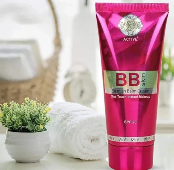 DILY 9TO9 ACTIVE Dily 9 to 9 Active BB Skin Blemish Blam Cream (60 ml) Foundation - FREE SIZE, PINK
