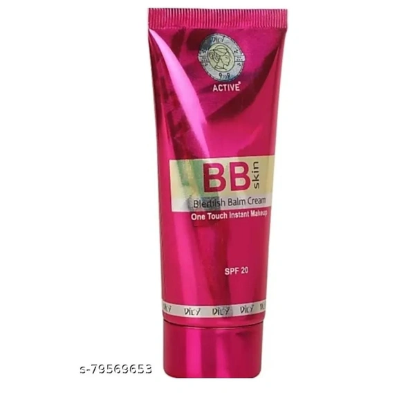 DILY 9TO9 ACTIVE Dily 9 to 9 Active BB Skin Blemish Blam Cream (60 ml) Foundation - FREE SIZE, PINK