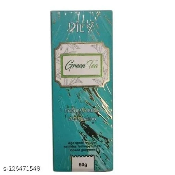 DILY Dily Green Tea Fitness Cream+ Foundation 60 g - FREE SIZE, GREEN