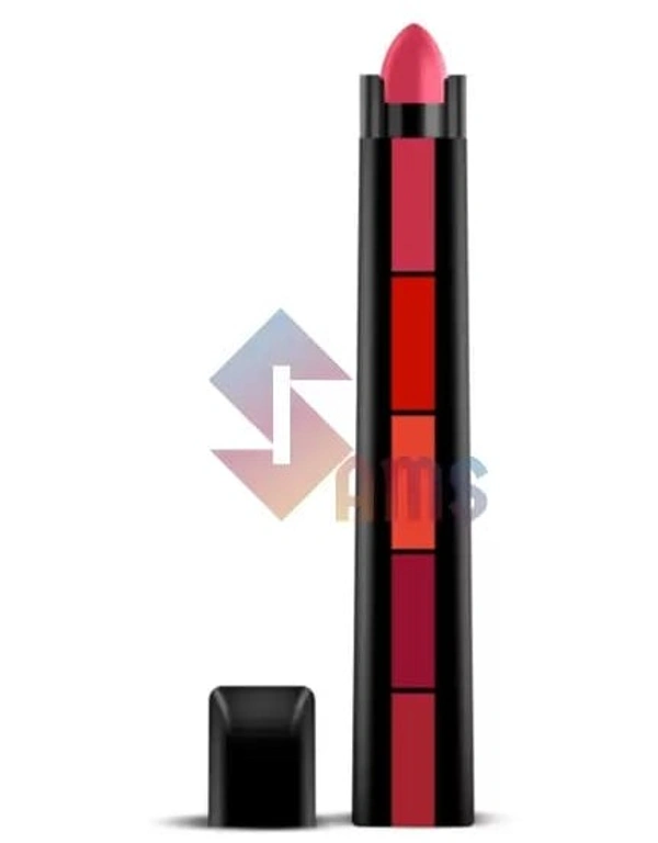 HUDA BEAUTY 5 Steps 5 Matte Finish 5 in 1 Lipstick 7.5gm - Lipstick, Multicolors