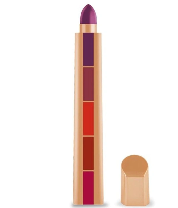 COLORS QUEEN  Colors Queen Shades Of Love 5 IN 1 Matte Lipstick - LIPSTICK, Multicolor