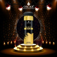 OSCAR BLACK GOLD DEODORANT 200ML - DEODORANT, GOLD BLACK