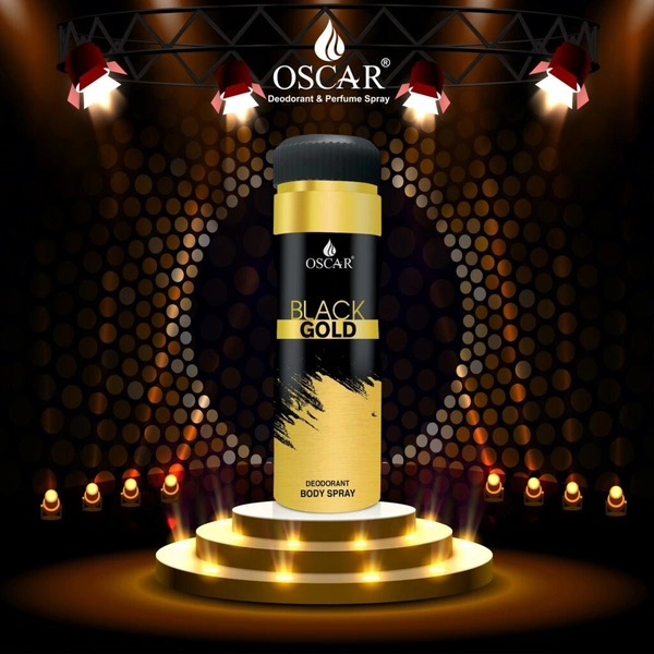 OSCAR BLACK GOLD DEODORANT 200ML - DEODORANT, GOLD BLACK