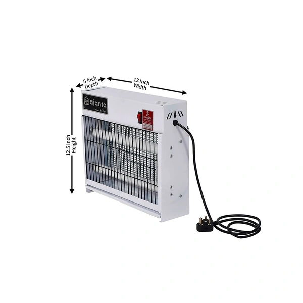 Ajanta Fly Catcher/horizontal Model/18" Pc - 18" PC, White